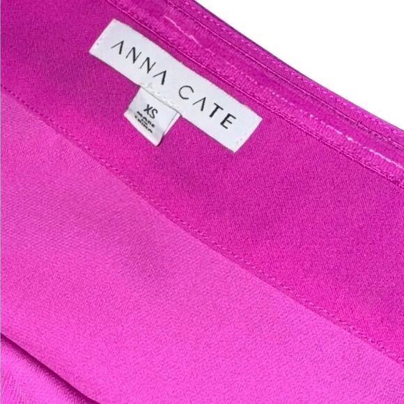 Women’s Anna cate carmine fuschia pink mini strapless dress size X small - Picture 3 of 8